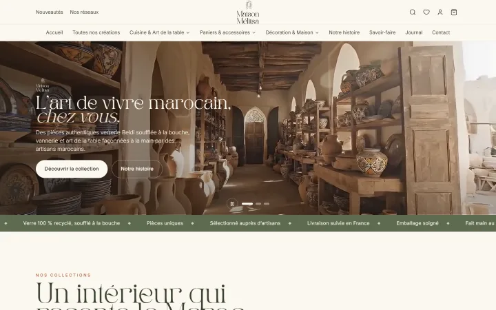 موقع Maison Melitsa من إنجاز Tourak Digital